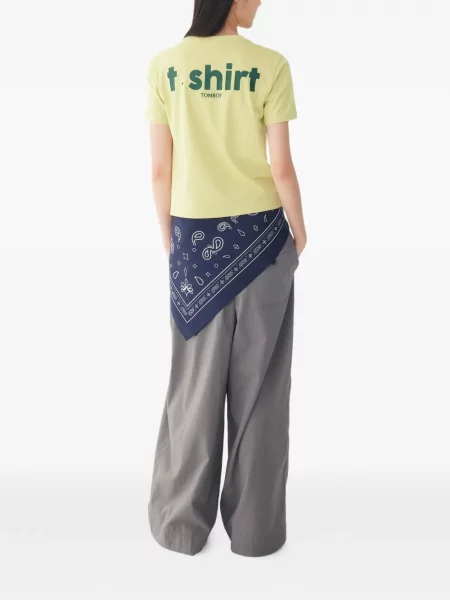 Pantaloni Tomboy cu cordon gri