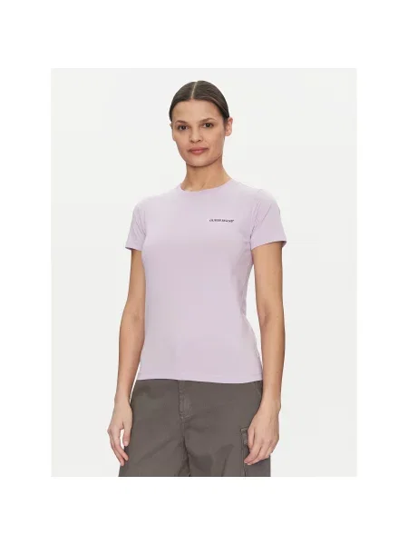 Футболка Guess Jeans фиолетовая