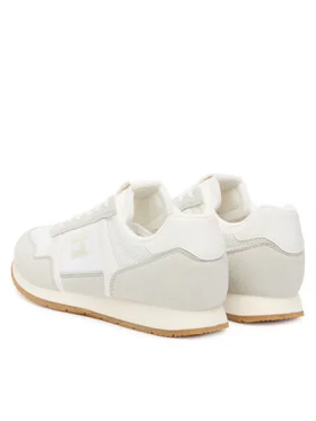 Tommy Jeans Tenisice Tjm Runner Casual Écru bijela