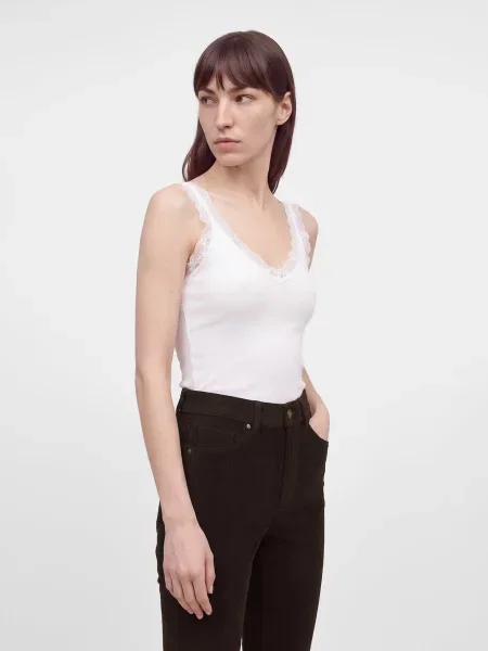 Vero Moda Tall Pantaloni VMFLASH închis maro