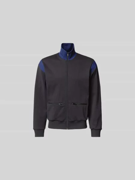 Bluza dresowa z wysoką stójką krój regular fit Kenzo czarna