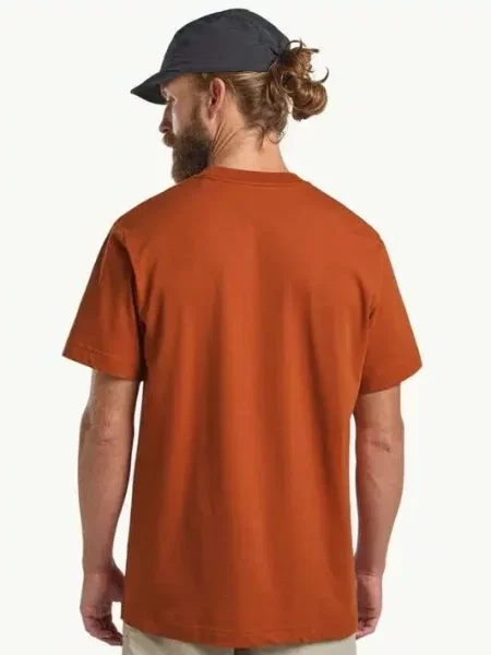 JACK WOLFSKIN Koszulka Brand T M burnt orange-S pomarańczowa