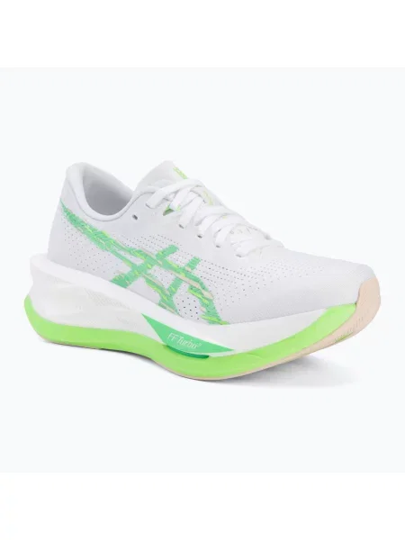 Încălțăminte de alergare pentru femei ASICS Sonicblast white/vital green alb