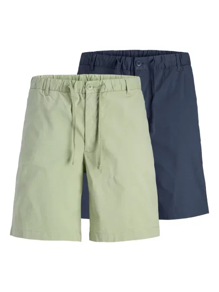 JACK & JONES Pantaloni eleganți JPSTJaiden bleumarin / deschis verde