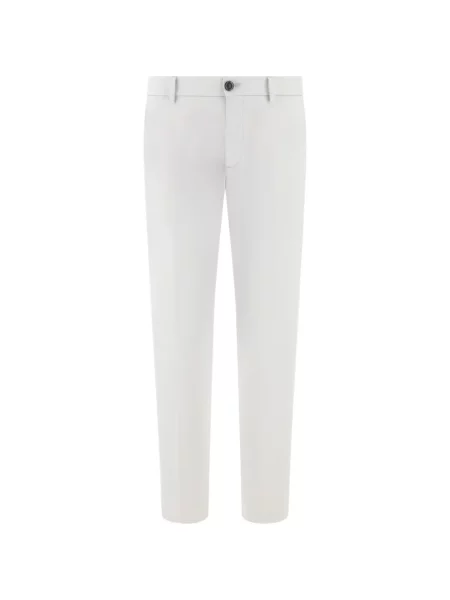 Pantaloni chino Boggi Milano stretch alb