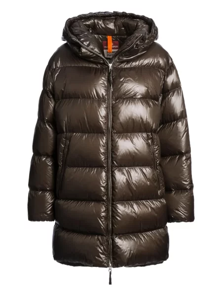 Palton Parajumpers cu glugă maro
