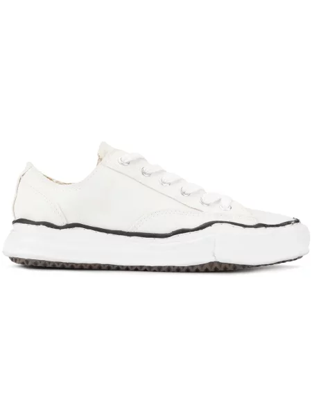 Sneakersy Maison Mihara Yasuhiro sznurowane koronkowe białe