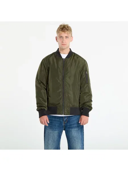 Μπουφάν Urban Classics Bomber Jacket Green S πράσινο
