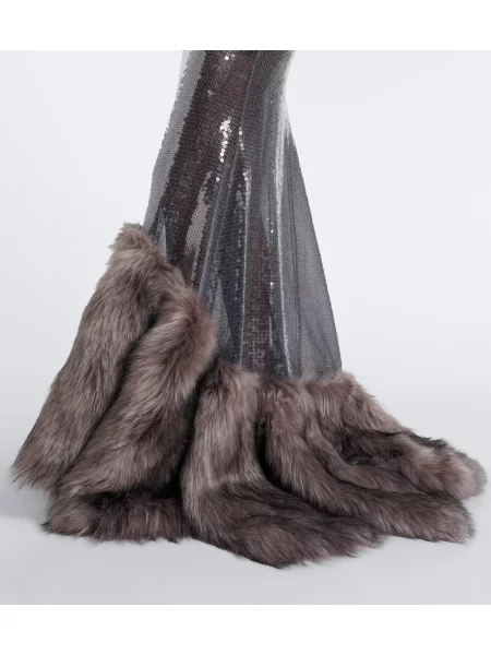 Rochie David Koma gri