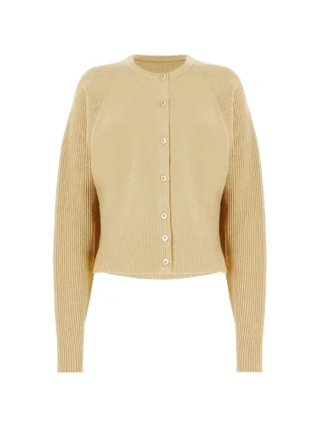 Decupat cardigan Wolford tricotate galben