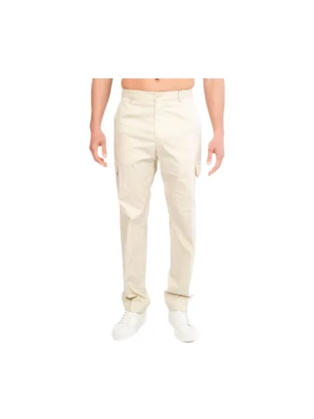 Spodnie cargo Calvin Klein beżowe