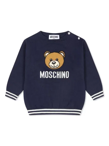 Sweter dziecięcy Moschino niebieski