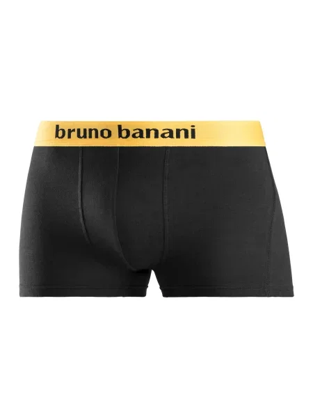 Bruno Banani Boksarice svetlo modra / rumena / svetlo lila / oranžna črna