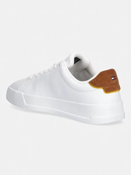 Tommy Hilfiger TH COURT LTH DETAIL ESS sneakersy skórzane białe