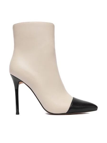 Botki Nine West beżowe
