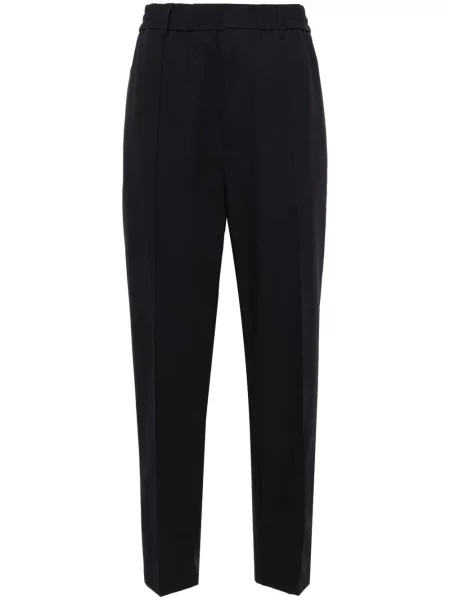 Pantaloni Emporio Armani conici albastru