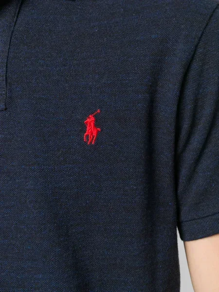 Μακρύς polo Polo Ralph Lauren κλασικό μαύρο