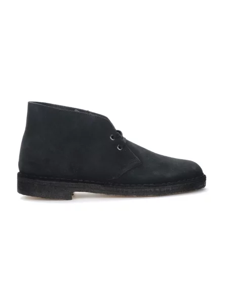 Buty do kostki Clarks zamszowe niebieskie