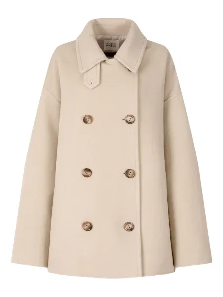 Palton cu două rânduri de nasturi Studio Tomboy cu două rânduri de nasturi