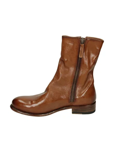 Botki Cordwainer skórzane brązowe