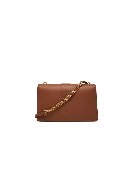 PINKO Torba za čez ramo LOVE ONE CLASSIC' rjava
