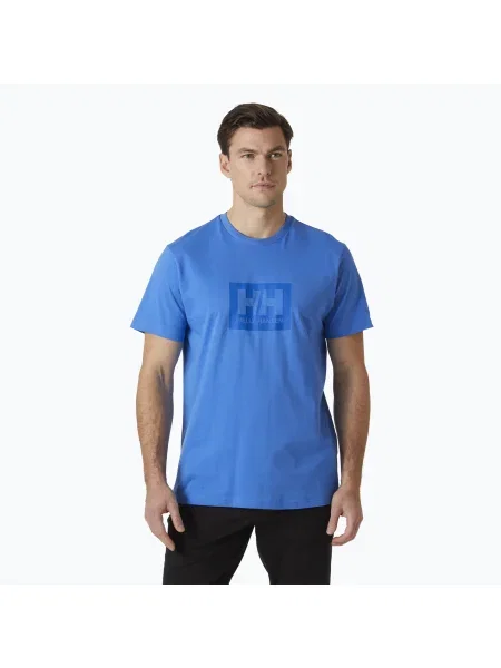 Férfi Helly Hansen HH Box ultra póló. Méret: XL kék