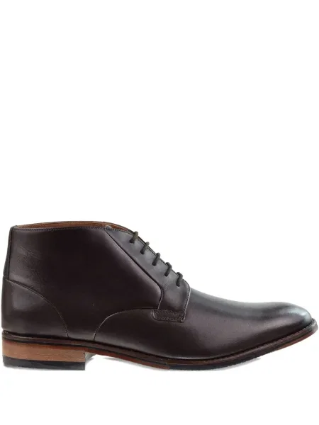 Pantofi Clarks Originals cu șireturi din dantelă maro