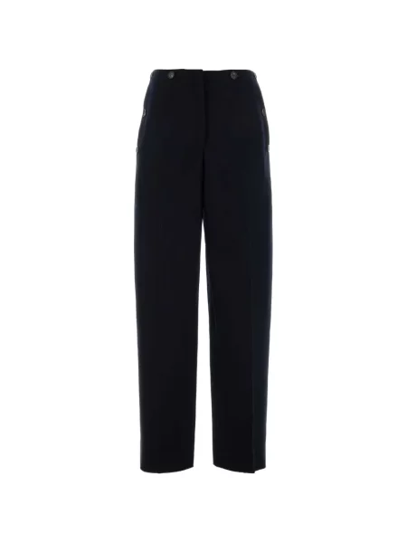 Pantaloni Ferragamo de lână albastru