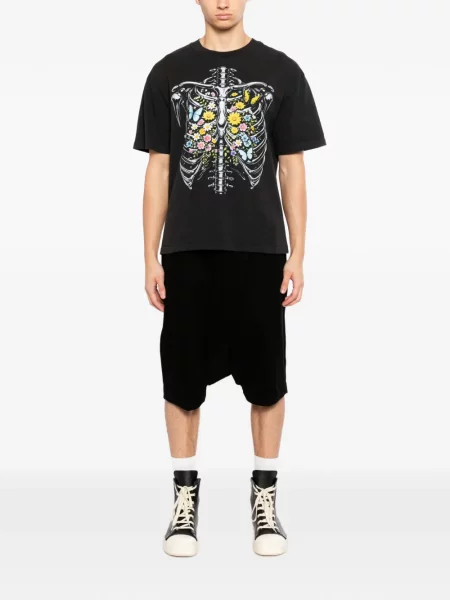 Tricou Melt cu model floral negru
