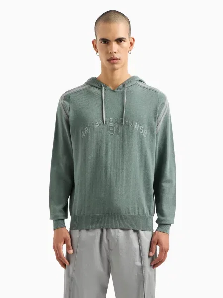 Худі Armani Exchange зелений