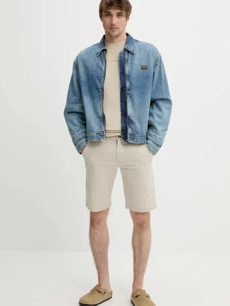 G-Star kurtka jeansowa przejściowa oversize niebieski