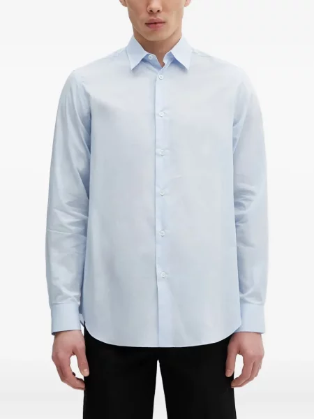 Cămașă Paul Smith lungă albastru