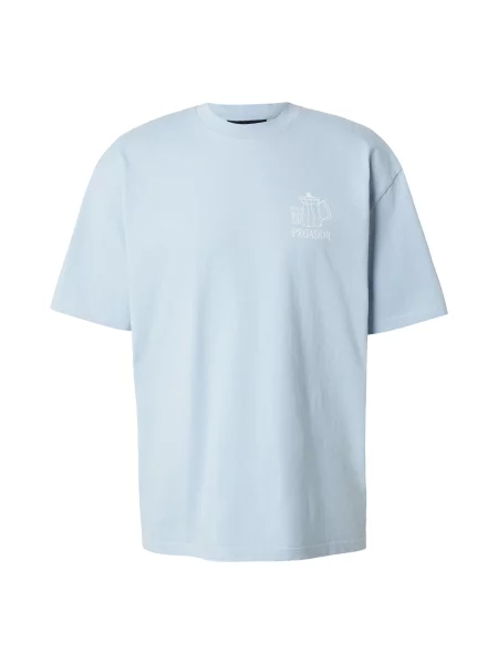 Pegador Tricou Vidin albastru deschis alb