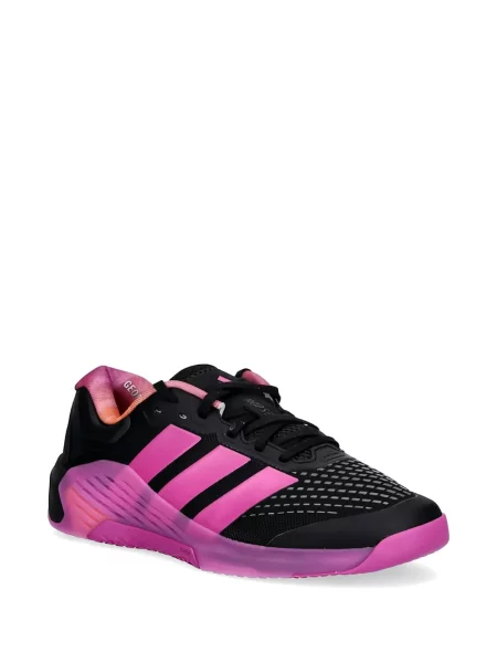 Košulja Adidas s platformom s printom s kapuljačom žuta