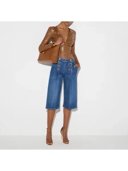 Jeansy Elisabetta Franchi niebieskie