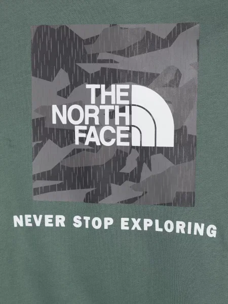 Детское худи The North Face зеленое