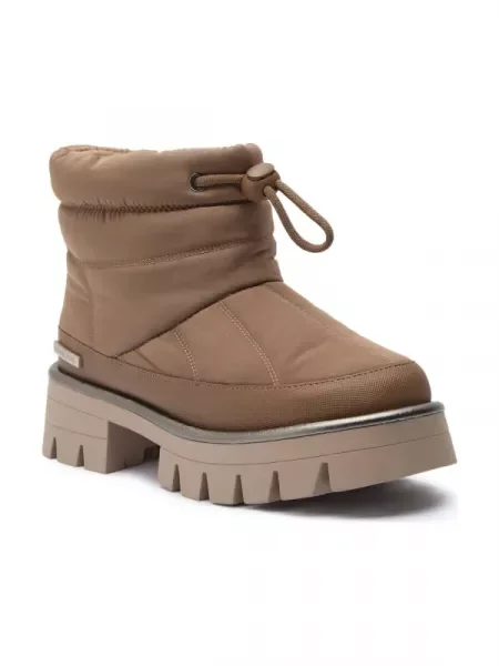 Michael Kors Căptușite bocanci BARTON cu adaos de piele maro