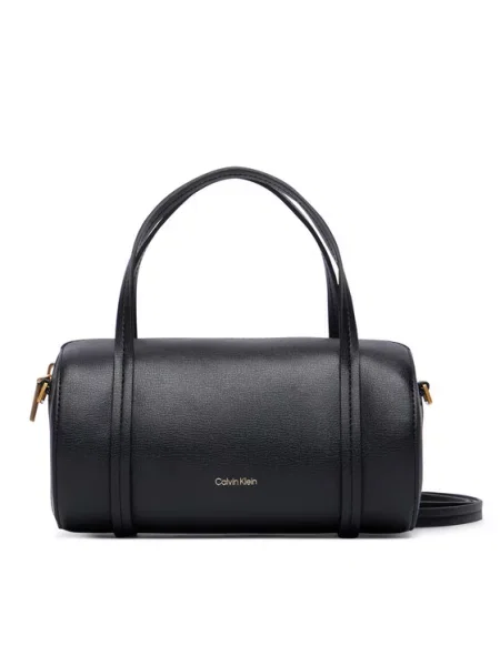 Calvin Klein geantă baguette pentru femei cu imitație de piele negru