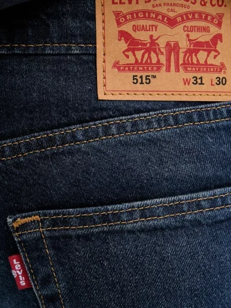 Levi's jeansy granatowy