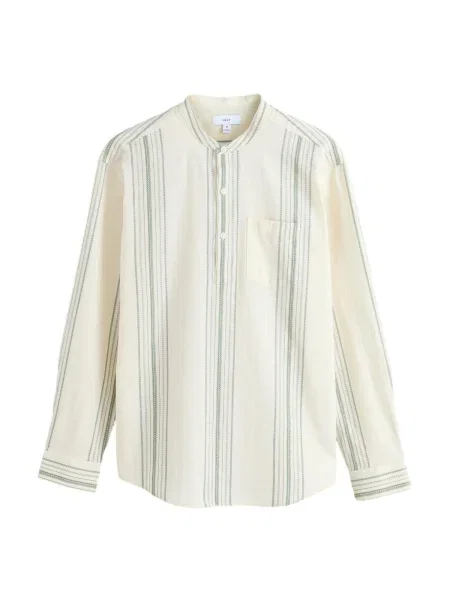 Next Košile / zelená béžová