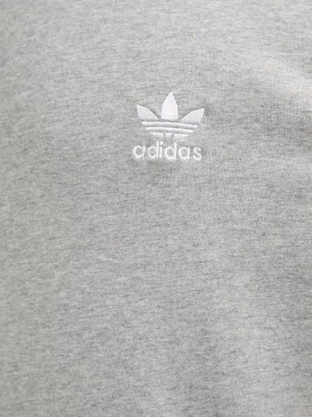 Однотонная футболка Adidas Originals серая