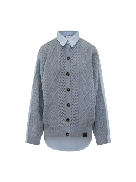 Kardigan Stella Mccartney wełniany szary