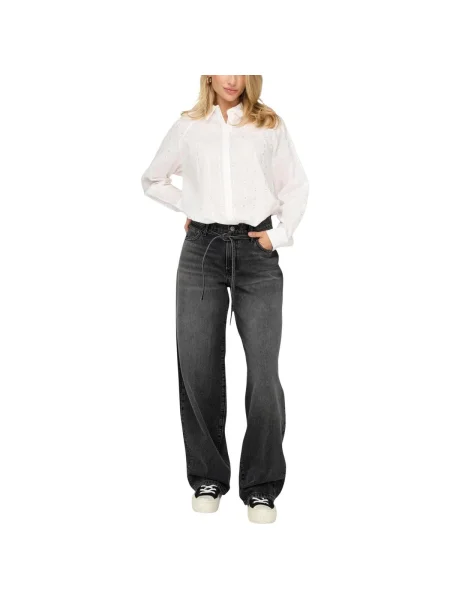 ONLY Blugi Gianna Balloon Fit negru