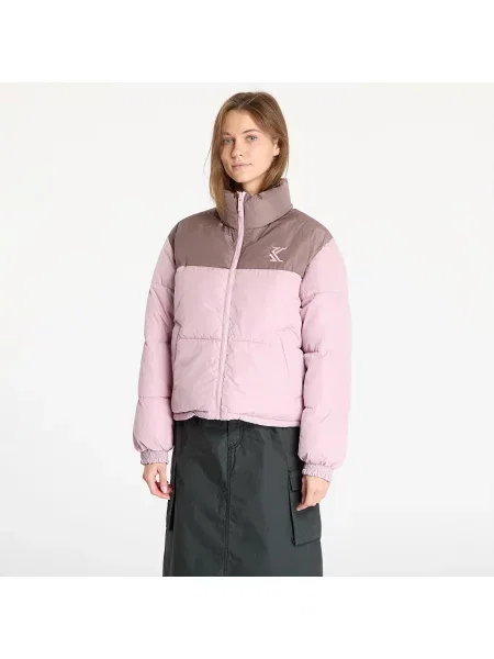 Μπουφάν Karl Kani OG Reversible Puffer Jacket Rose/ Taupe XS ροζ