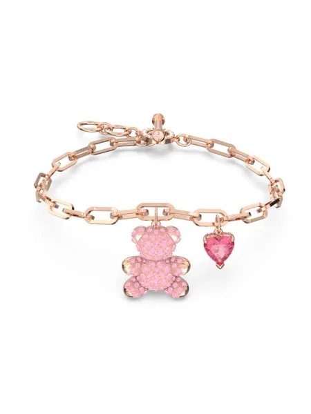 Zapestnica Swarovski roza