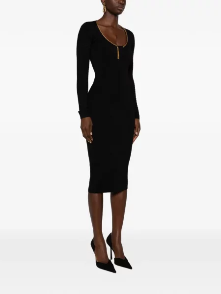 Rochie midi Elisabetta Franchi negru