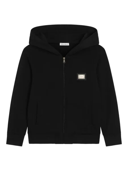 Bluza z kapturem dziecięca Dolce And Gabbana czarna