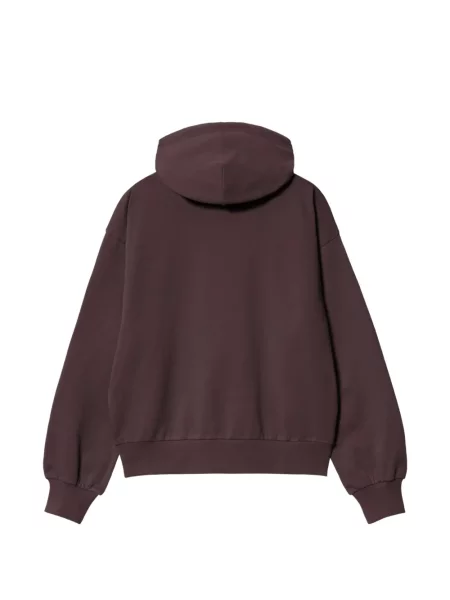 Hanorac cu glugă Carhartt Wip cu glugă maro