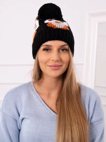 Czapka z daszkiem Kesi czarna