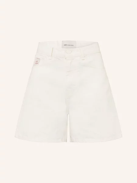 Ami Paris Džínové Šortky blanc creme